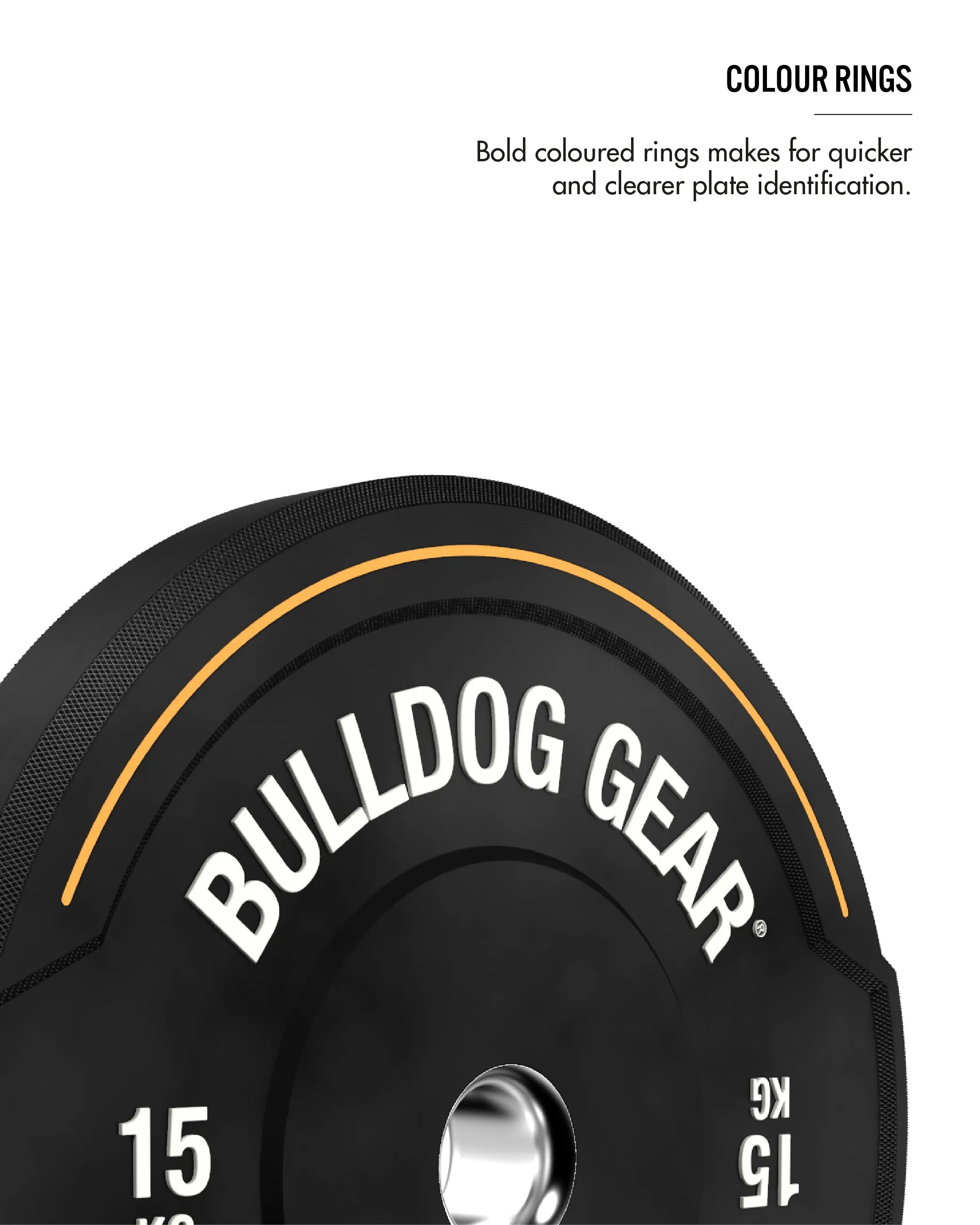 Bulldog Gear - Hybrid 2.0 Black Rubber Bumper Plates
