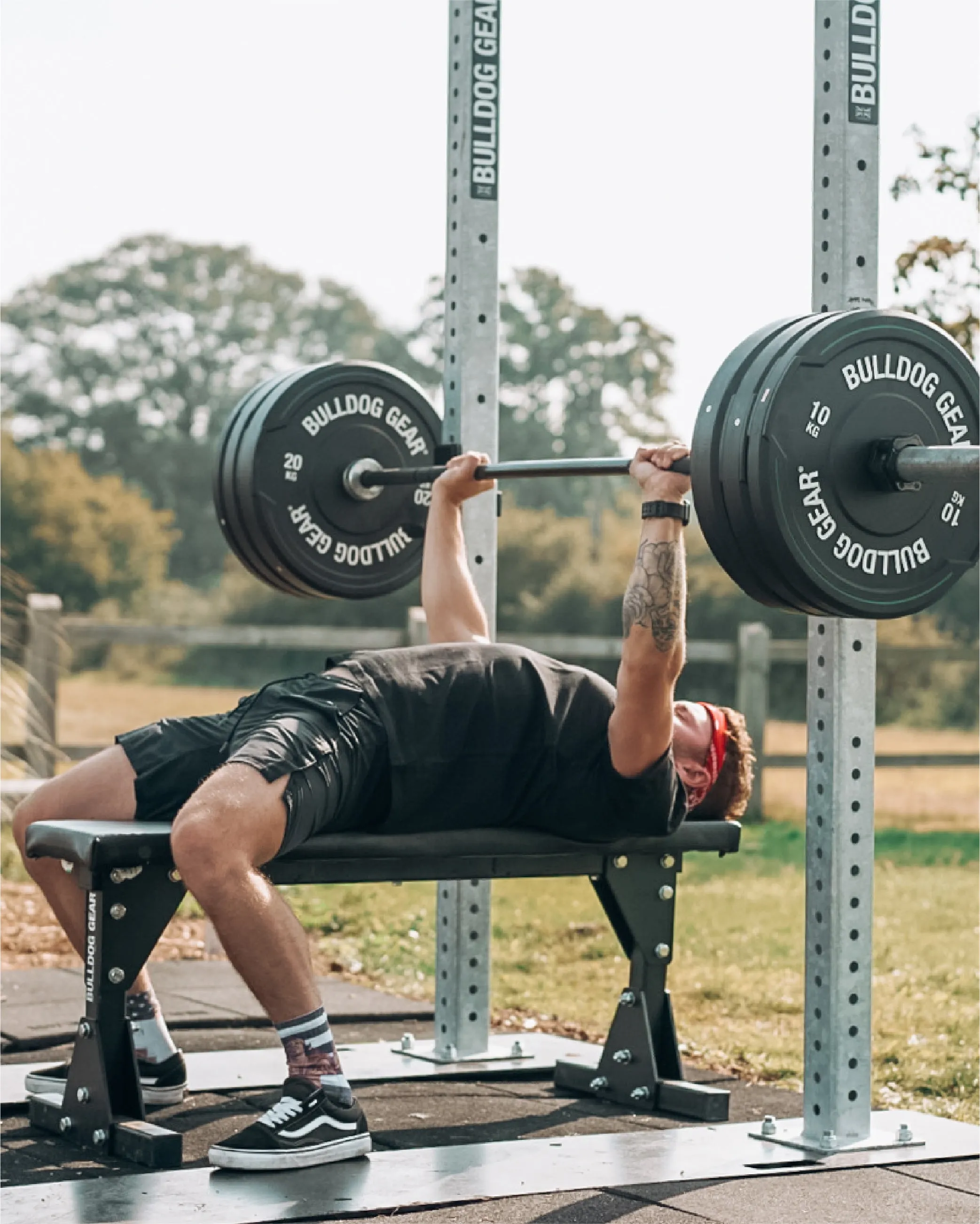 Bulldog Gear - Hybrid 2.0 Black Rubber Bumper Plates