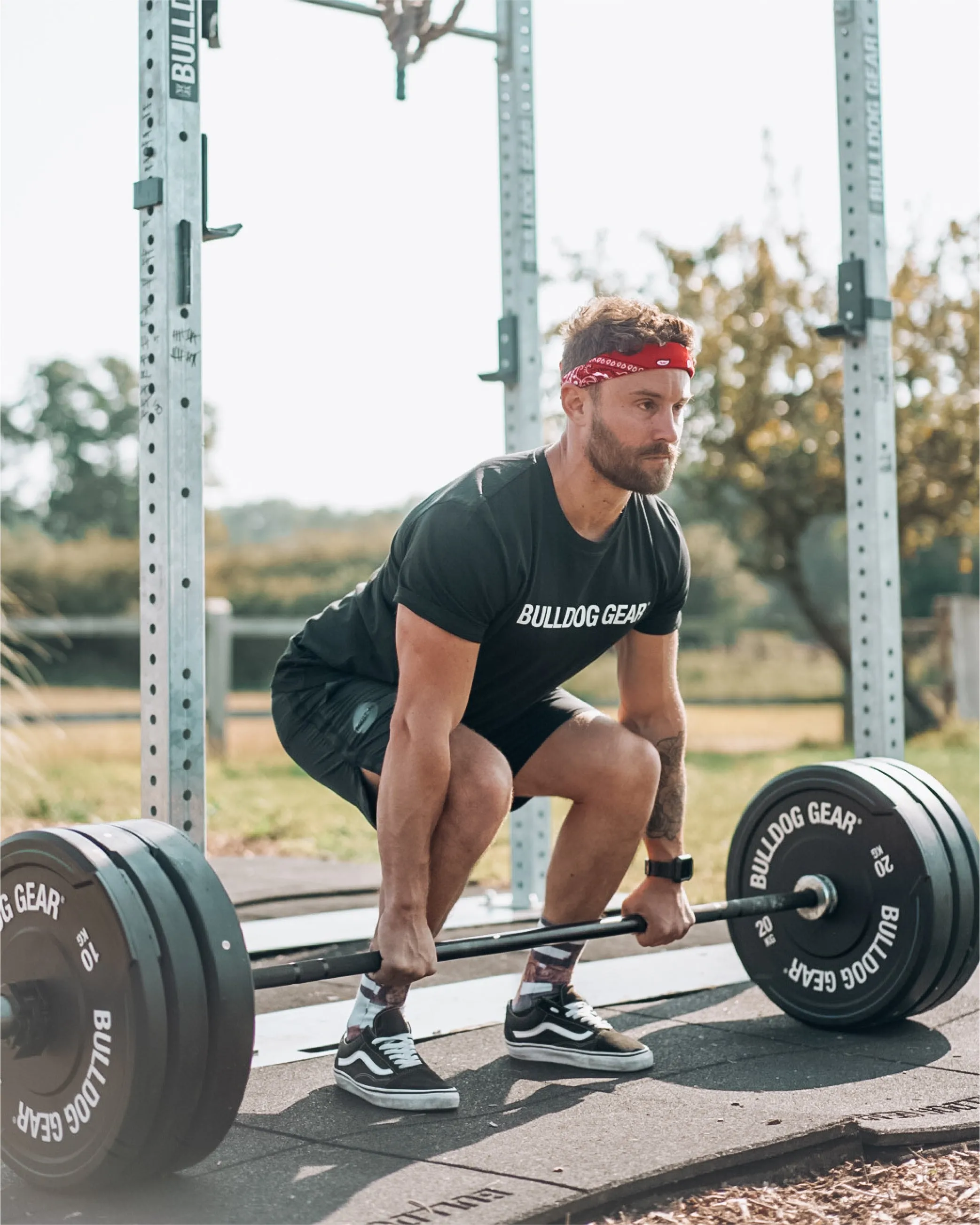 Bulldog Gear - Hybrid 2.0 Black Rubber Bumper Plates