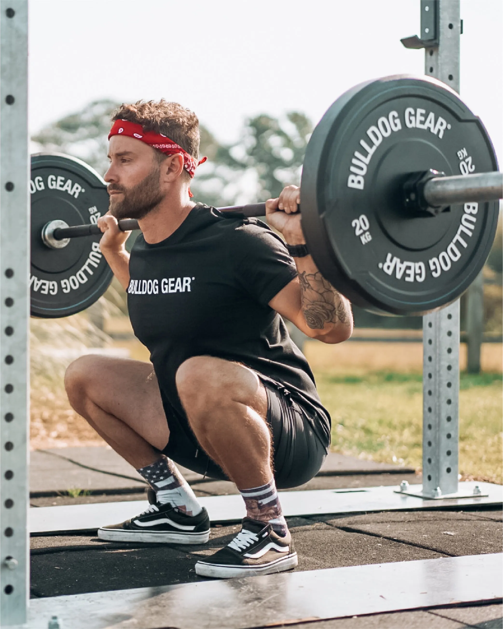 Bulldog Gear - Hybrid 2.0 Black Rubber Bumper Plates