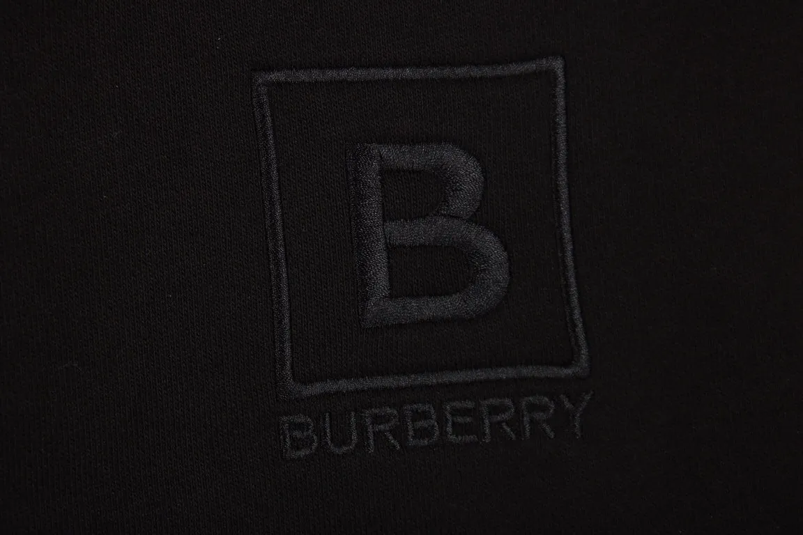 BURBERRY ZIP-UP HOODIE BLACK