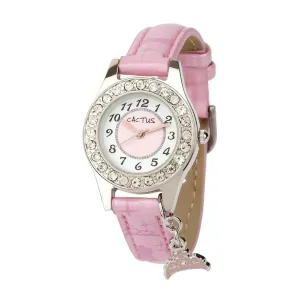 Cactus - Girls Watch - Bedazzled Sparkling - Pink