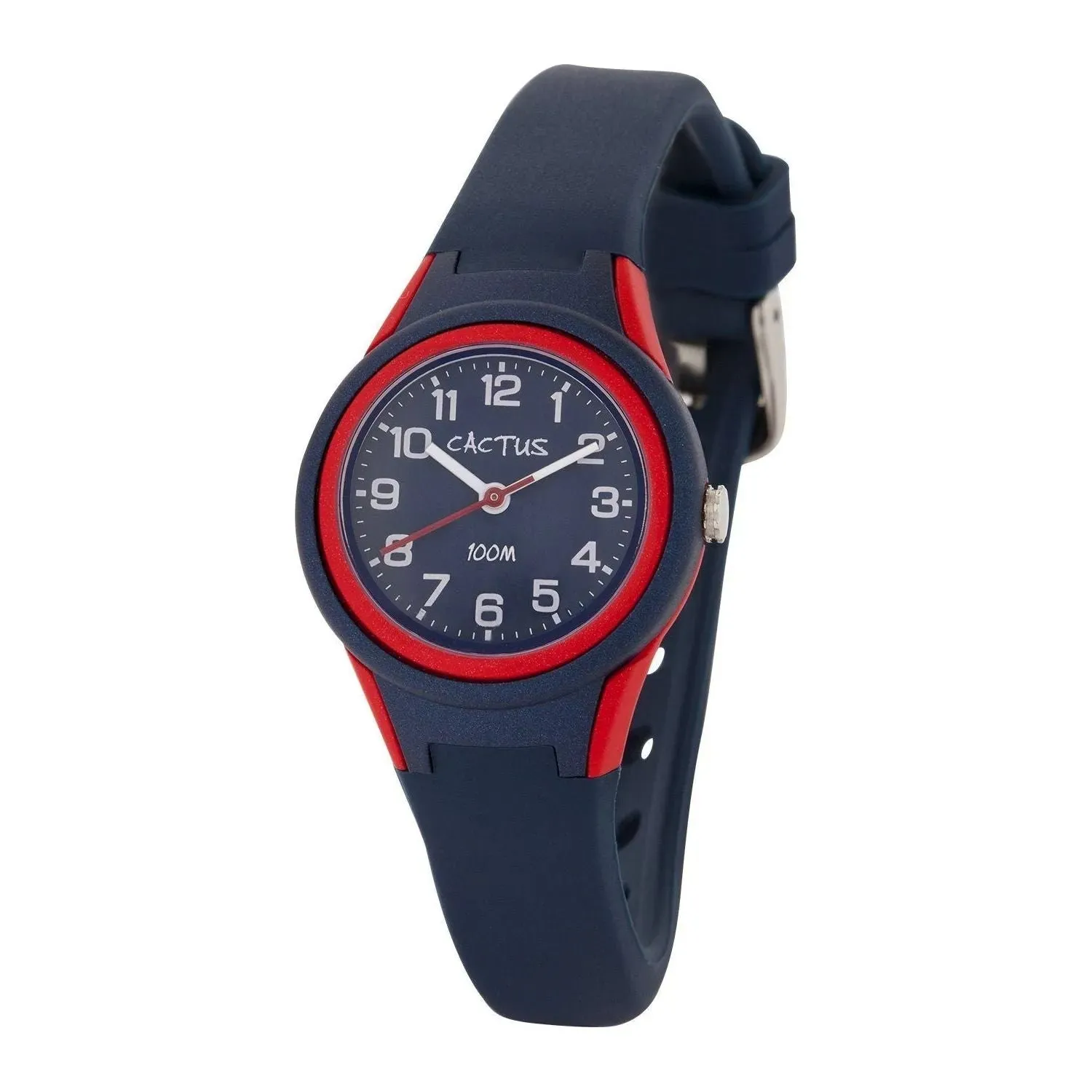 Cactus - Tropical - Kids Waterproof Watch - Blue / Red