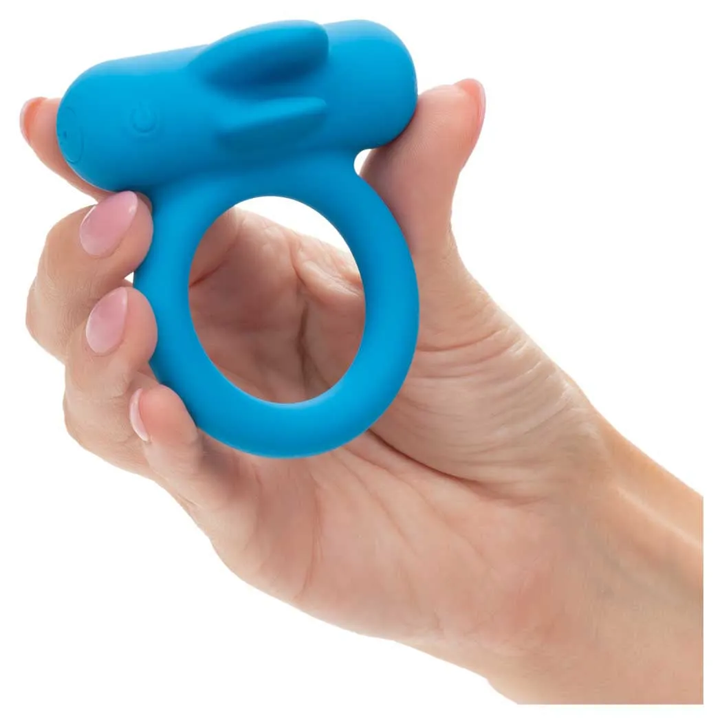 CalExotics Silicone Rechargeable Double Trouble Penis Ring