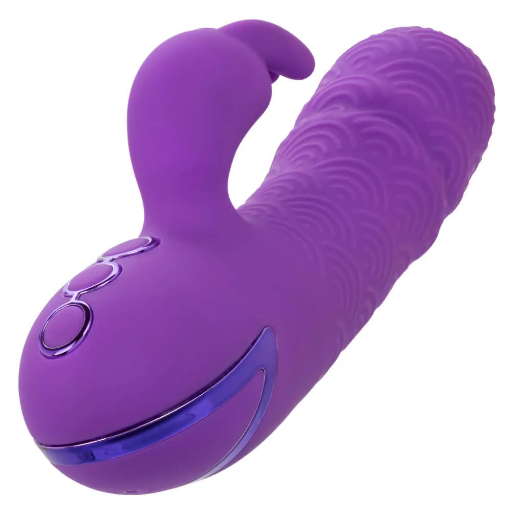 California Dreaming Manhattan Beach Marvel Rabbit Vibrator - Purple