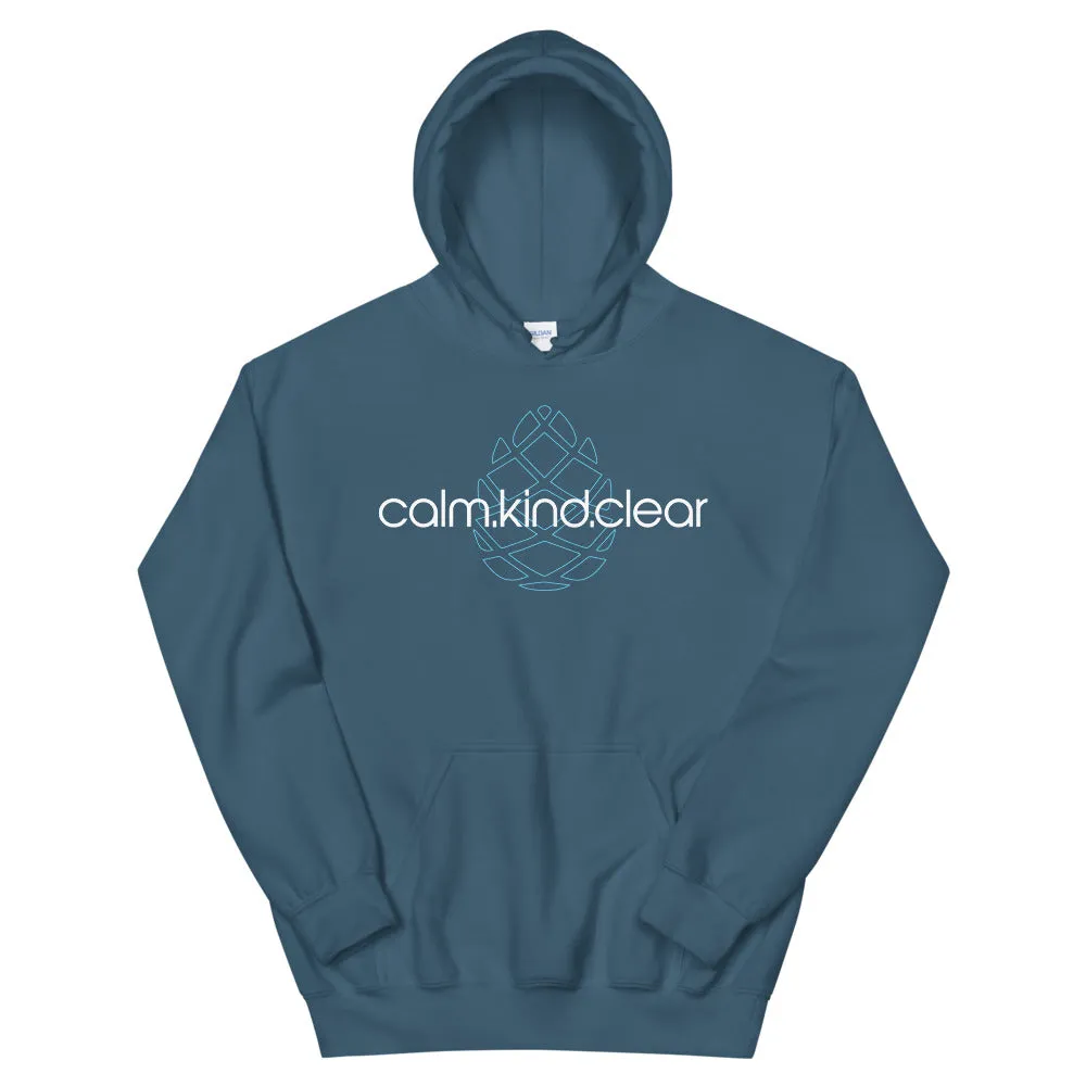 Calm Kind Clear Unisex Hoodie