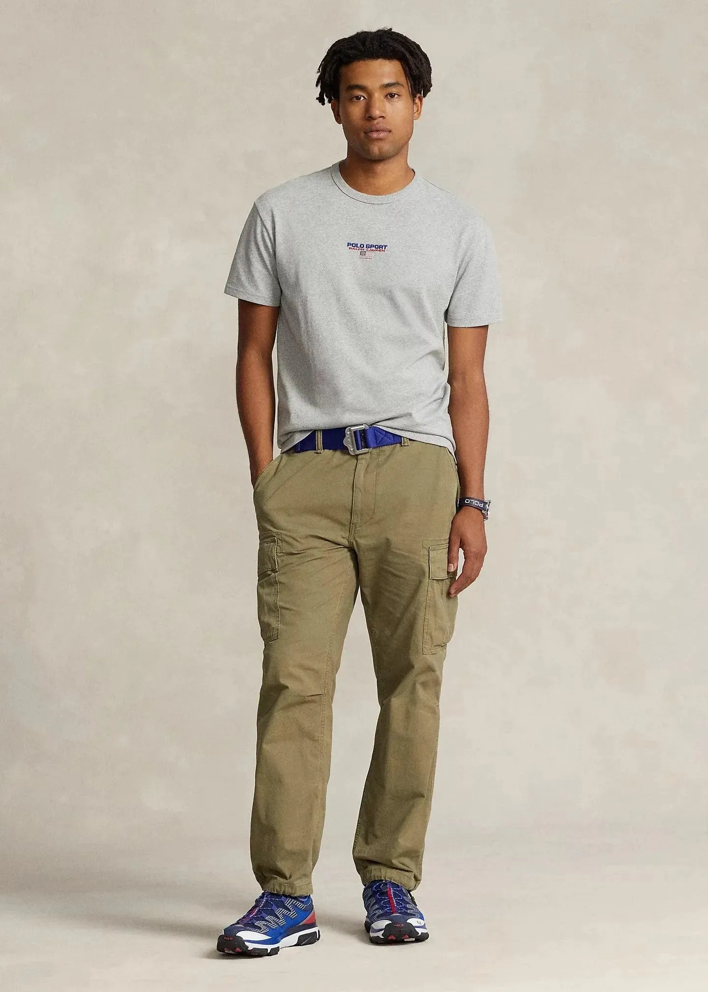 Camiseta Polo Ralph Lauren Classic Fit de punto Polo Sport Gris