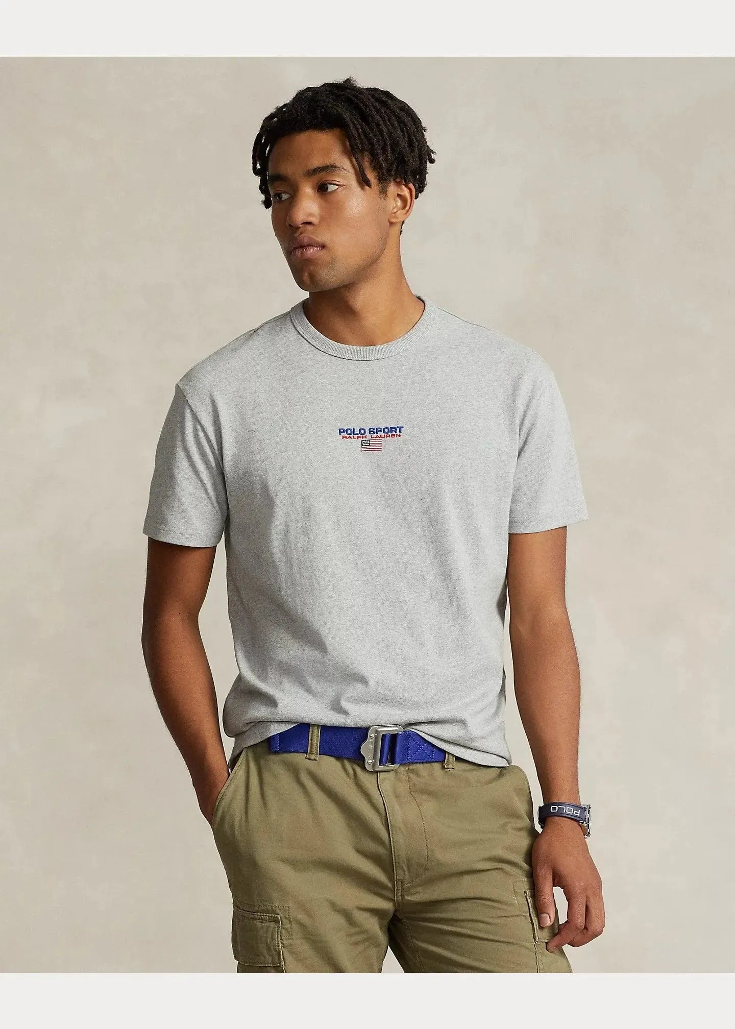 Camiseta Polo Ralph Lauren Classic Fit de punto Polo Sport Gris