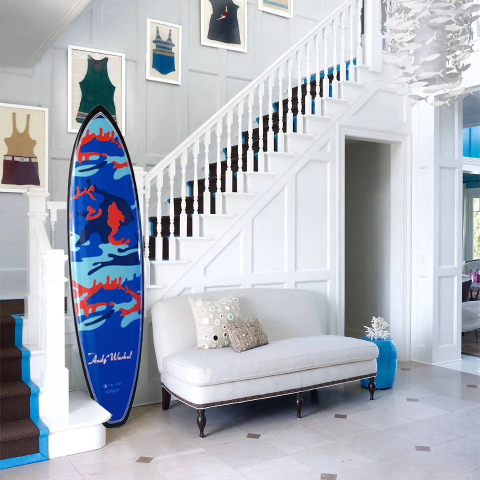 Camo Surfboard by Andy Warhol