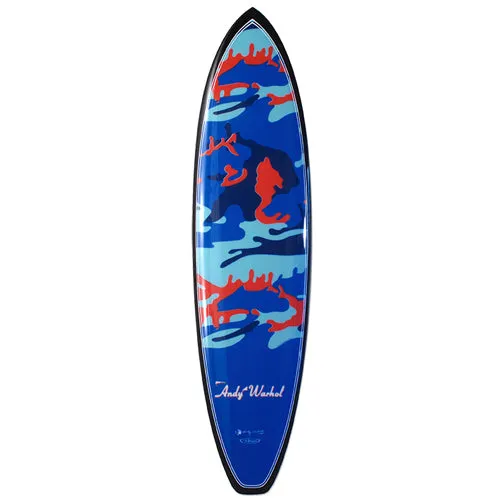 Camo Surfboard by Andy Warhol