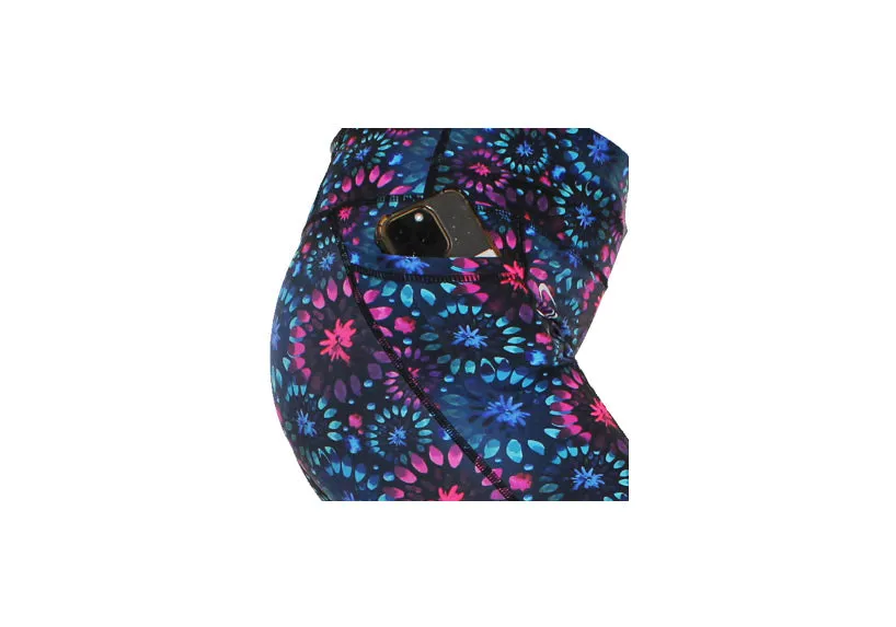 Capri Helix Burst Leggings with pockets