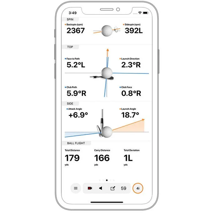 CAPTEUR GOLF GARMIN R10 LAUNCH MONITOR