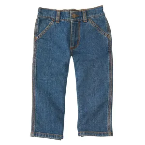 Carhartt Boys' Infant/Toddler Washed Denim Dungaree