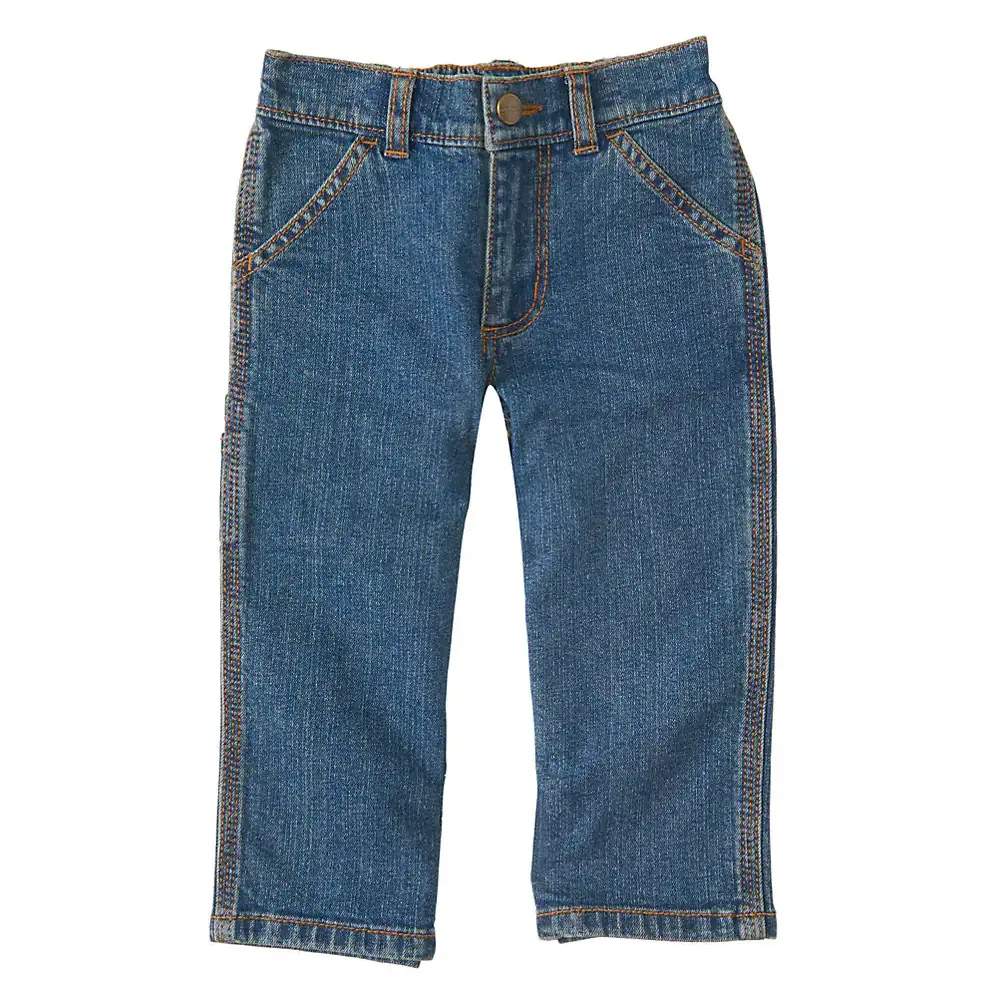 Carhartt Boys' Infant/Toddler Washed Denim Dungaree