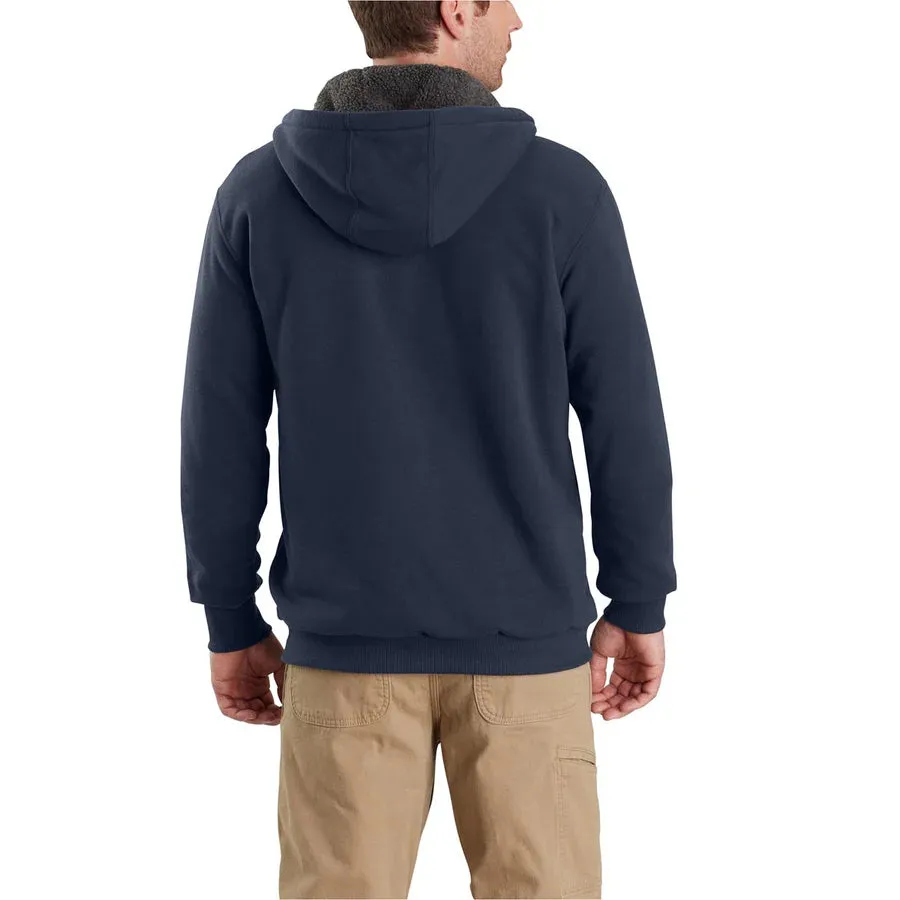 Carhartt Men's Rain Defender Relaxed Fit Midweight Sherpa Lined FZ Sweatshirt