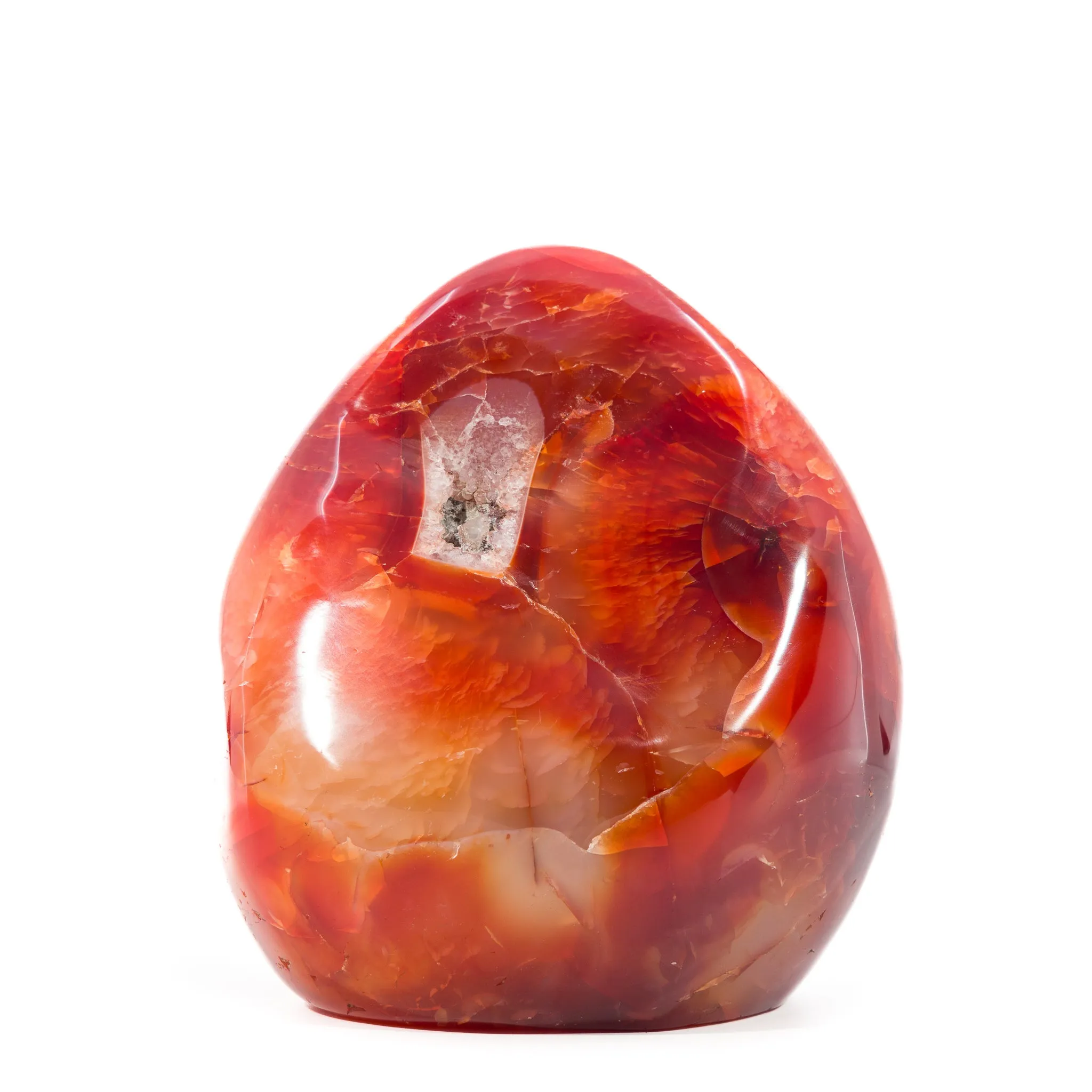 Carnelian 4.3 Inch .9kg Polished Free Form Crystal - Madagascar