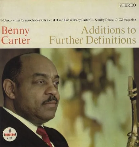 Carter, Benny - Additions to Further Definitions - White Hot Stamper (Quiet Vinyl)