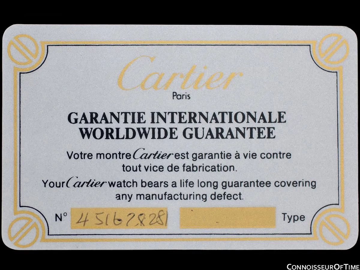 Cartier Santos Mens Automatic Stainless Steel Watch with Godron Bracelet