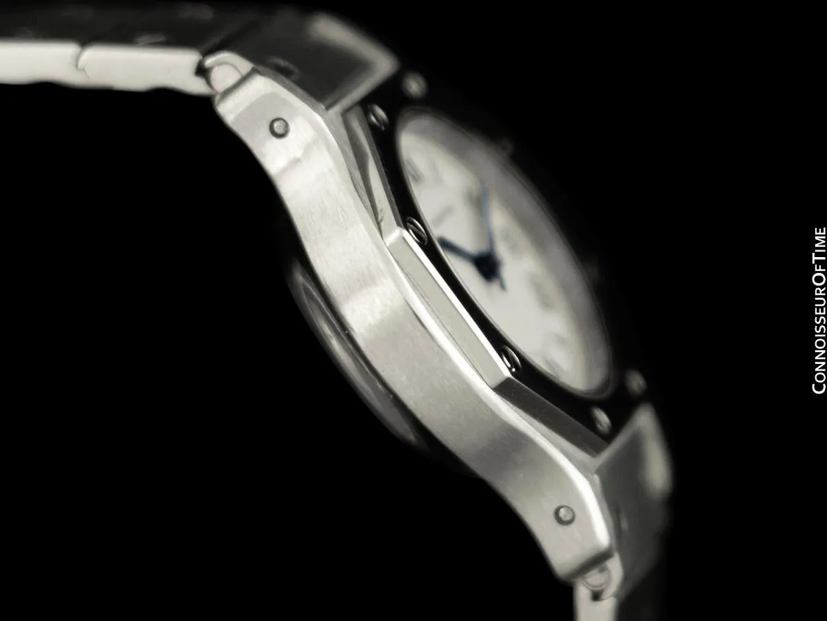 Cartier Santos Octagon Ladies Automatic Watch - Stainless Steel