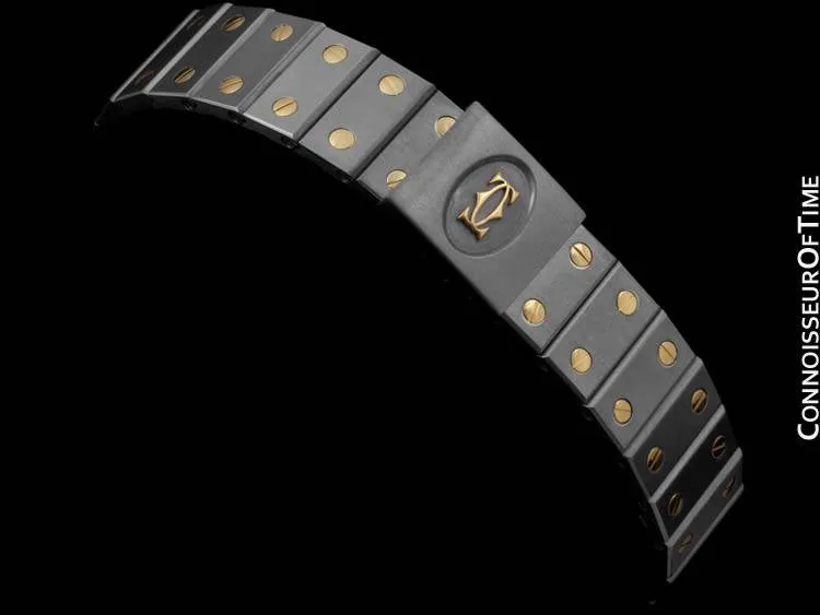 Cartier Santos Octagon Mens Midsize Watch, Automatic - Stainless Steel & 18K Gold