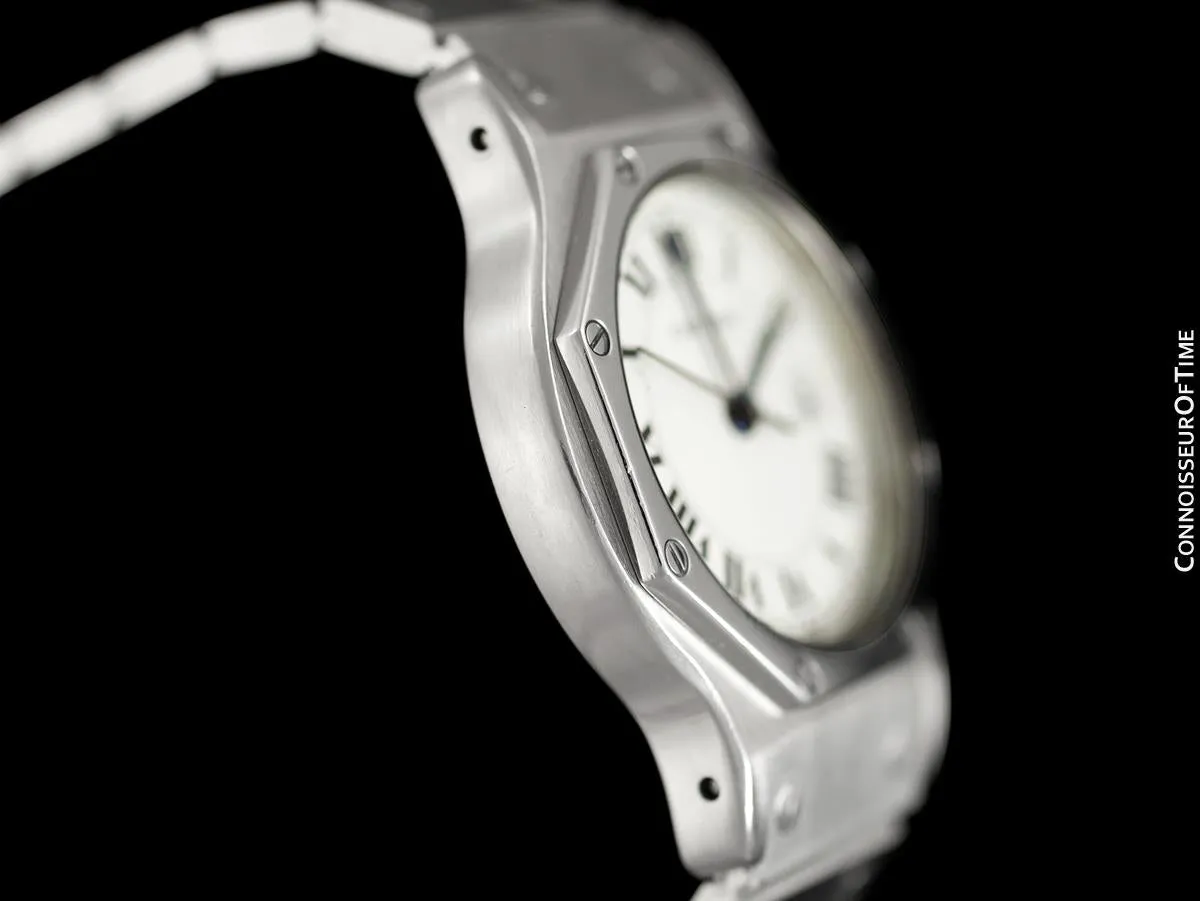 Cartier Santos Octagon Mens Unisex Watch, Automatic - Stainless Steel & 18K Gold