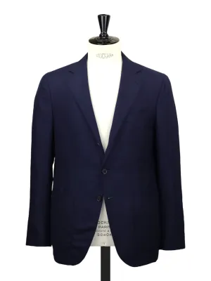 Caruso Navy Pure Cashmere Winter-Essential Twill Jacket