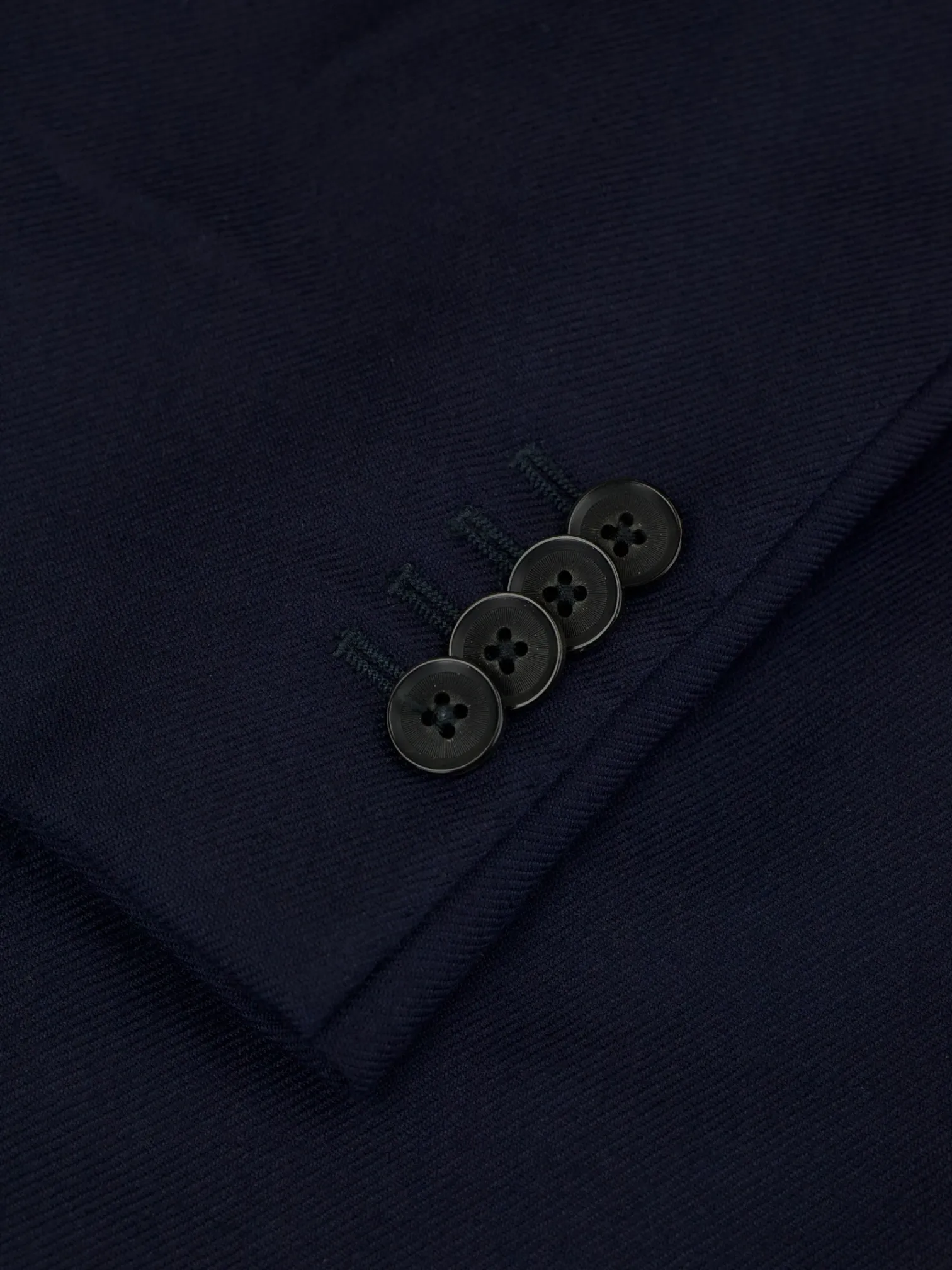 Caruso Navy Pure Cashmere Winter-Essential Twill Jacket