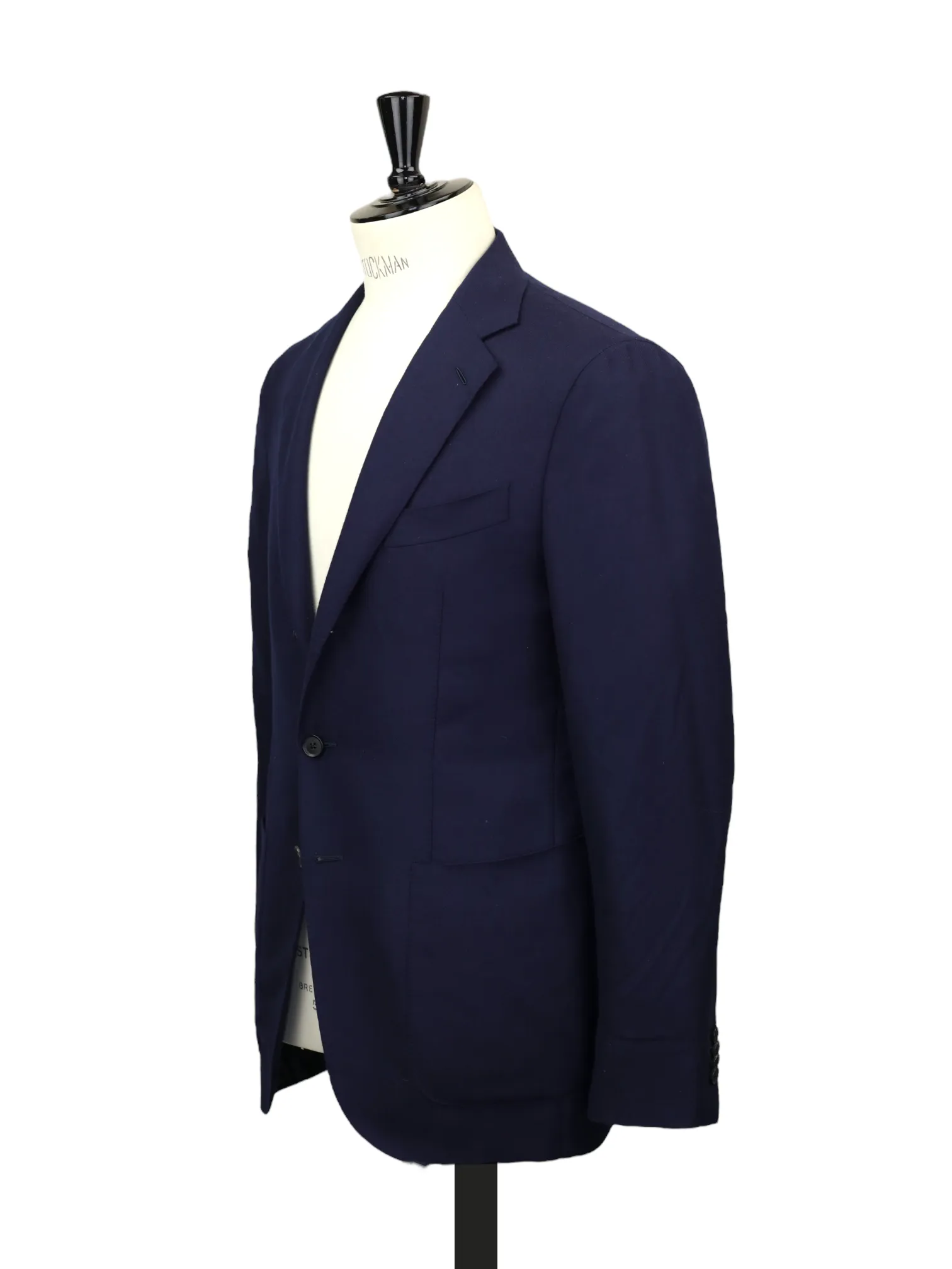 Caruso Navy Pure Cashmere Winter-Essential Twill Jacket