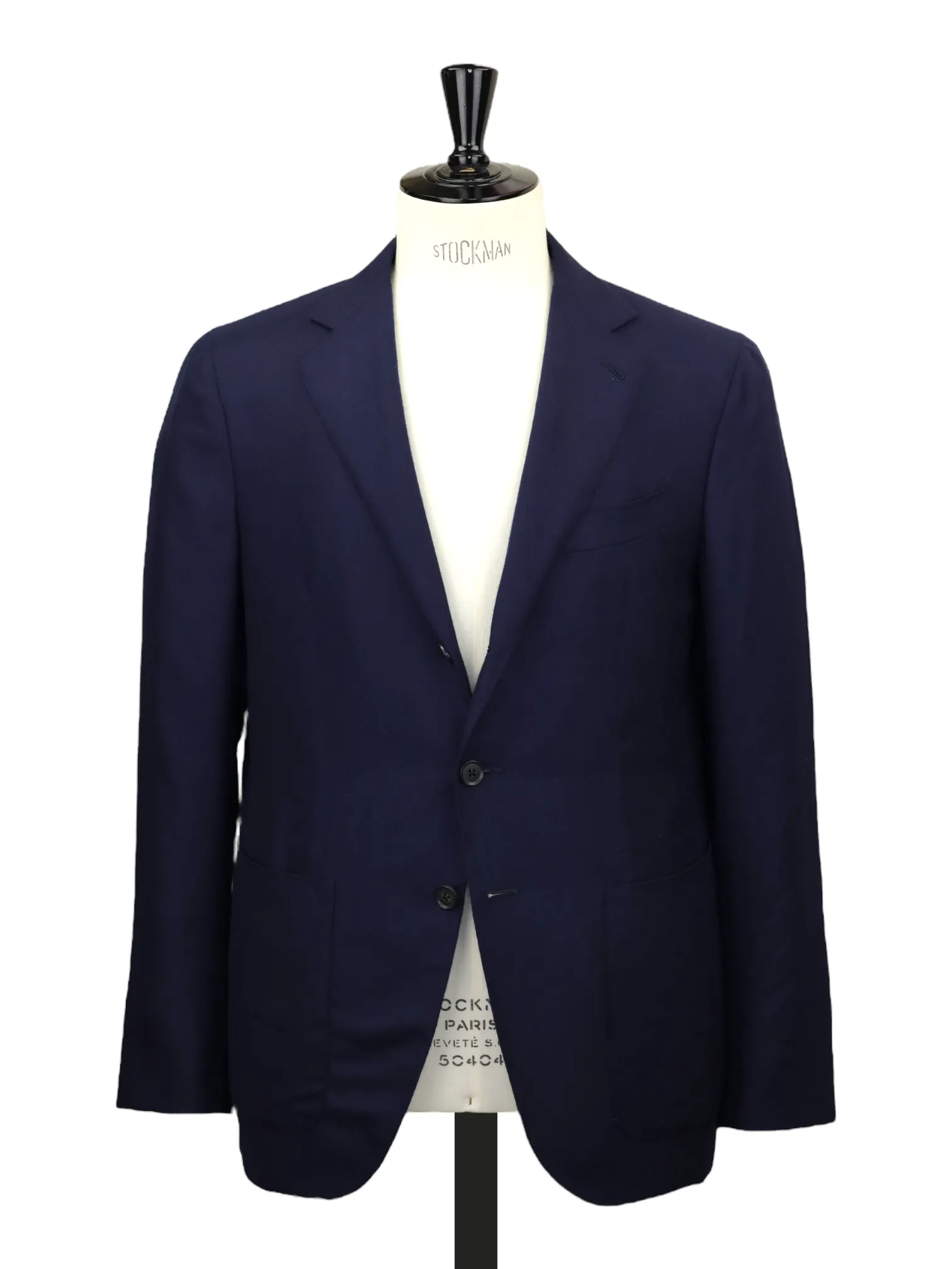 Caruso Navy Pure Cashmere Winter-Essential Twill Jacket