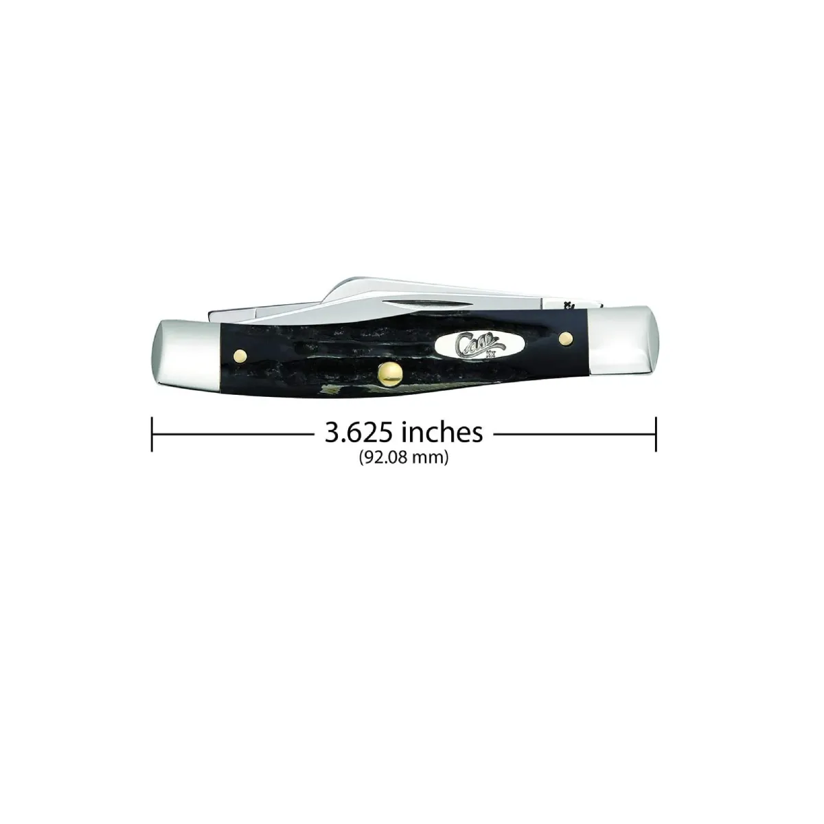 CASE KNIVES JIGGED BUFFALO HORN MEDIUM STOCKMAN