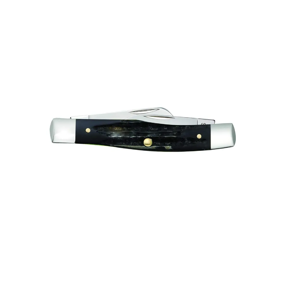 CASE KNIVES JIGGED BUFFALO HORN MEDIUM STOCKMAN