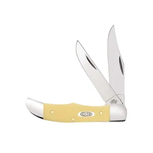 CASE KNIVES SMOOTH YELLOW POCKET HUNTER
