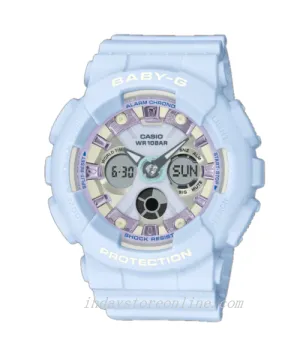 Casio Baby-G Women's Watch BA-130WP-2A Resin Band Mineral Glass Shock Resistant