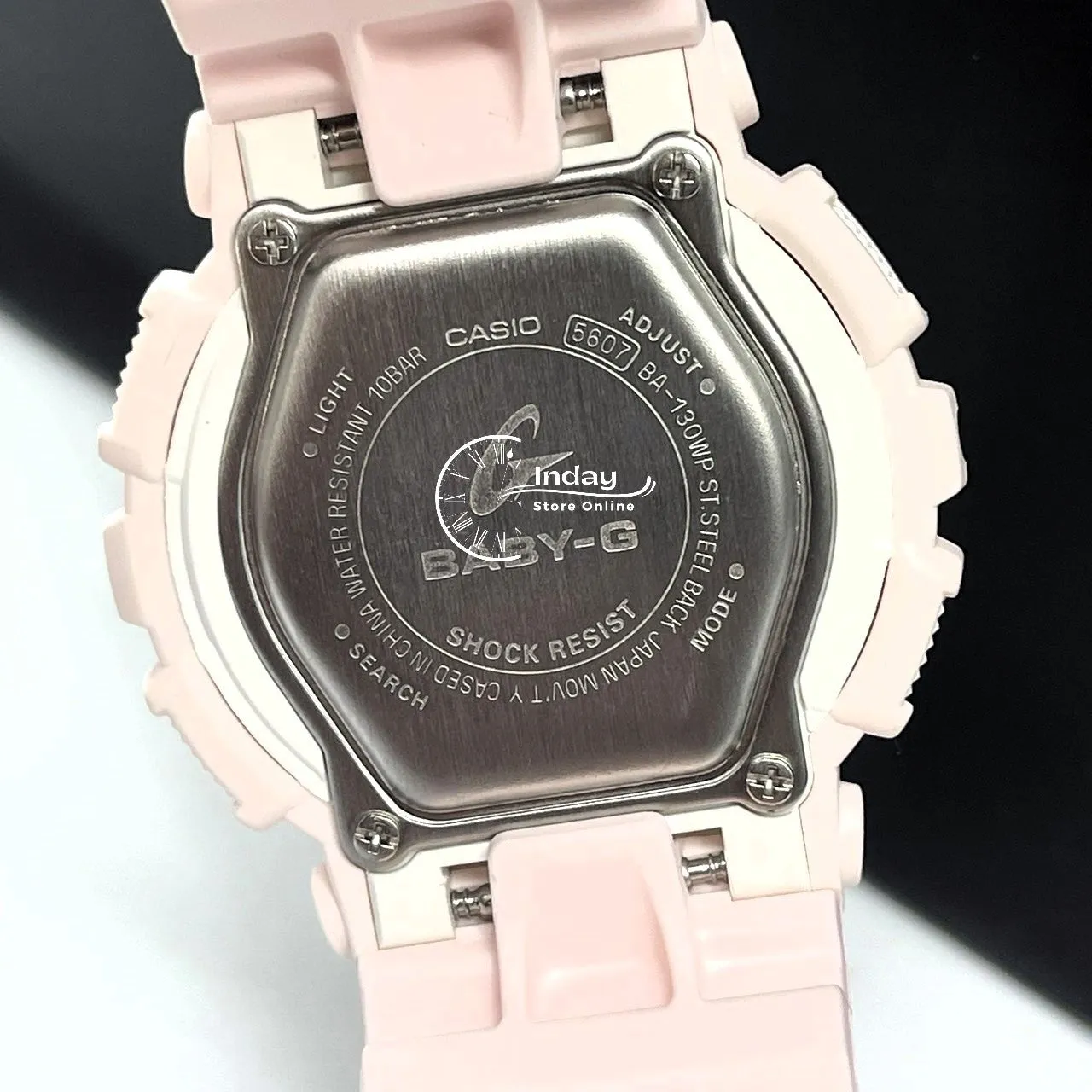 Casio Baby-G Women's Watch BA-130WP-4A Resin Band Mineral Glass Shock Resistant