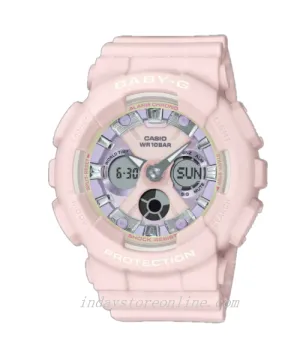 Casio Baby-G Women's Watch BA-130WP-4A Resin Band Mineral Glass Shock Resistant