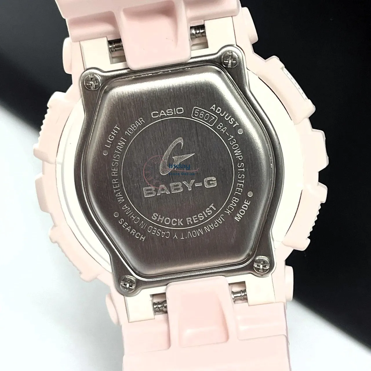 Casio Baby-G Women's Watch BA-130WP-4A Resin Band Mineral Glass Shock Resistant
