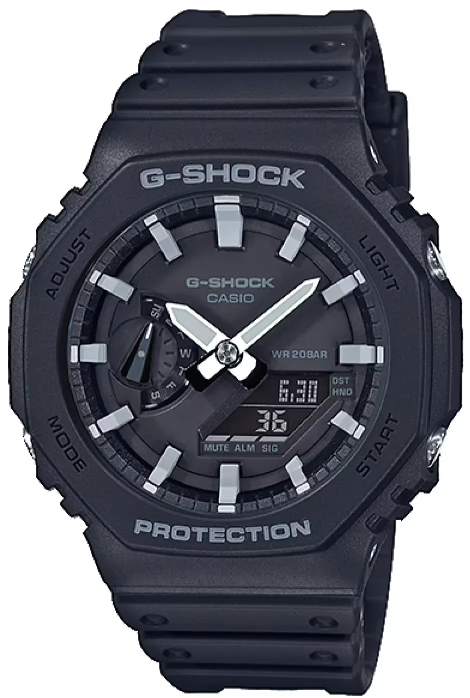 Casio G-Shock Analog Digital Basic-Black GA-2100-1A