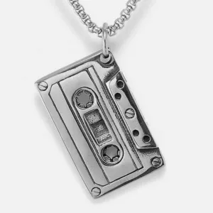 Cassette Necklace - PRICE INCLUDES FREE SHIPPING