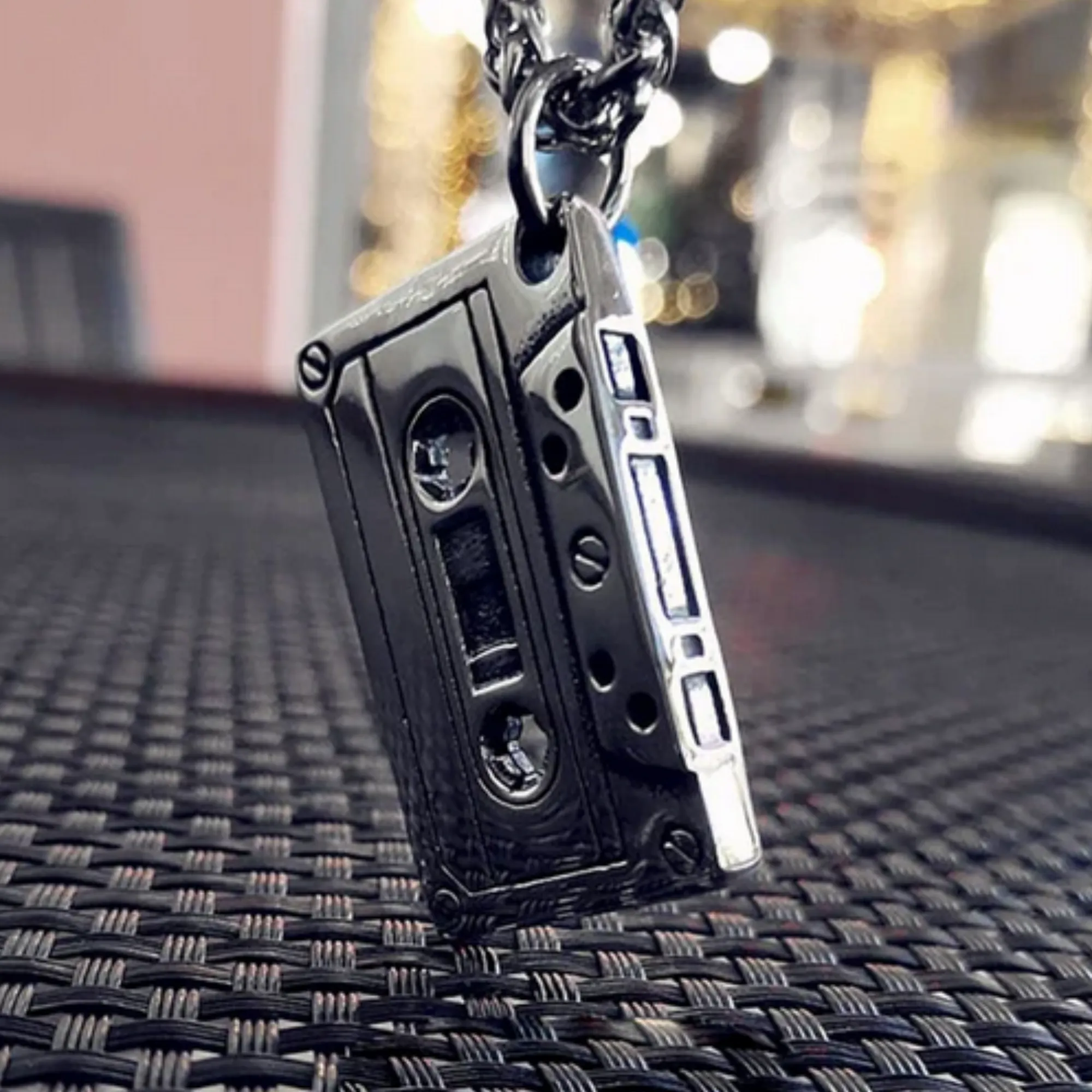 Cassette Necklace - PRICE INCLUDES FREE SHIPPING