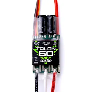 Castle Creations Talon Series ESCs 60 amp  (No Data Logging, Robust BEC)
