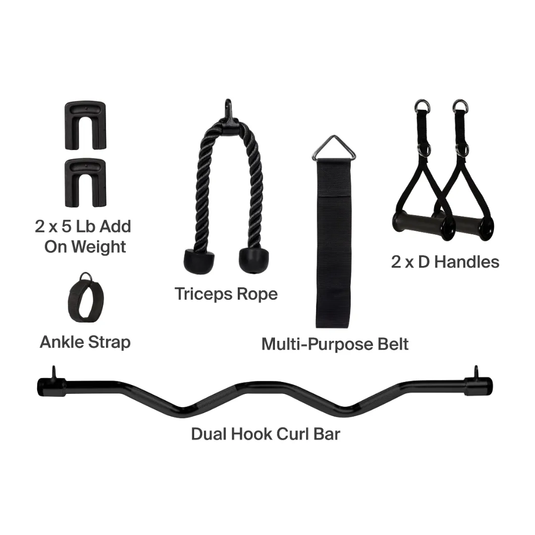 Centr 3 Home Gym Functional Trainer with Selectorized Smith Bar