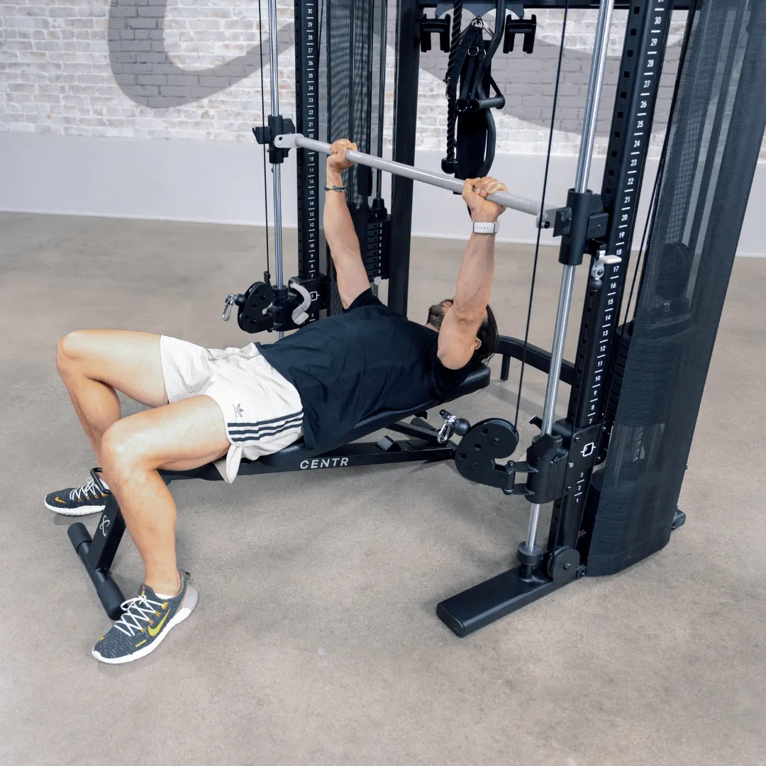 Centr 3 Home Gym Functional Trainer with Selectorized Smith Bar