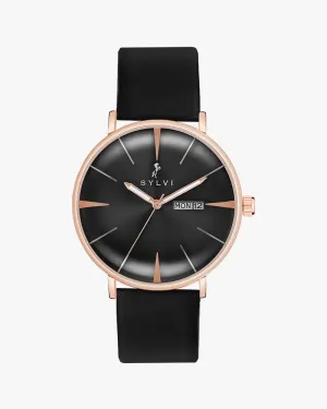 Certified Imperfect Elegadoom Black Rosegold Leather