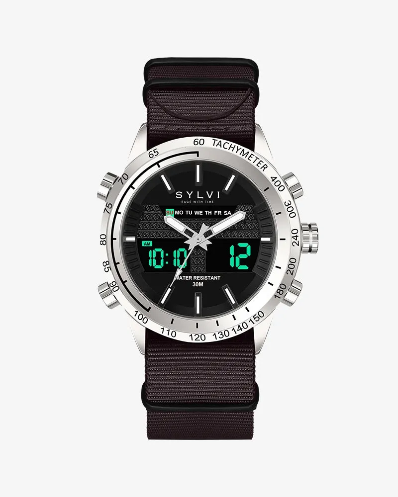 Certified Imperfect Hawk Silver Coffee Nylon