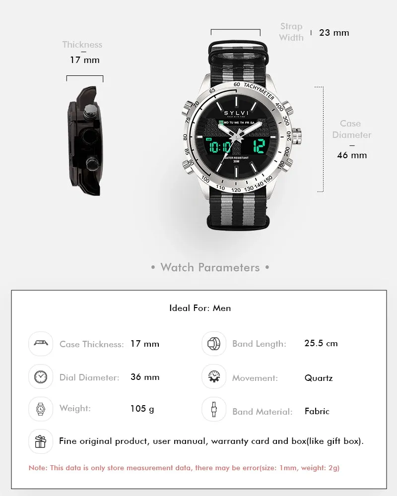 Certified Imperfect Hawk Silver Grey Black Nylon