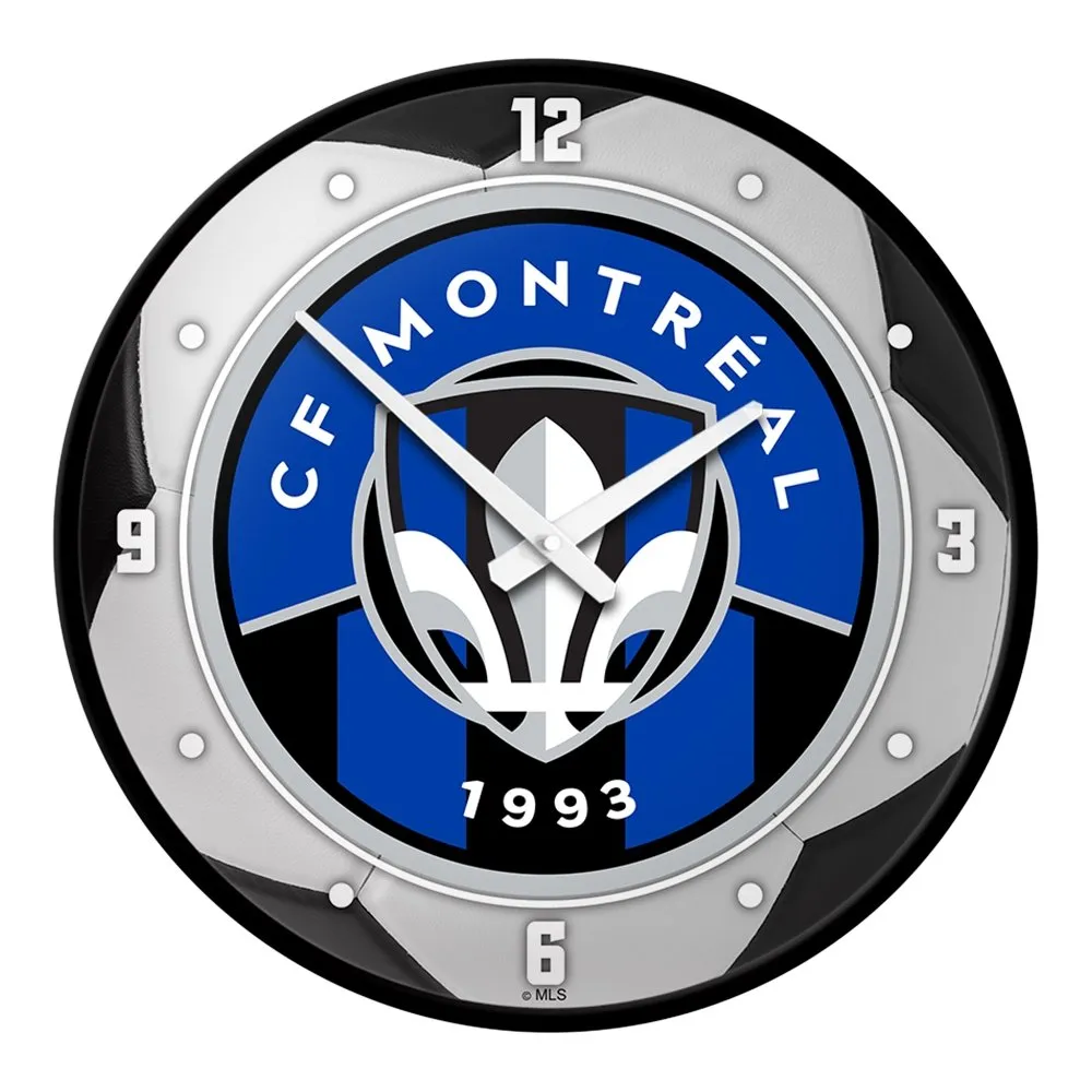 CF Montréal: Soccer Ball - Modern Disc Wall Clock