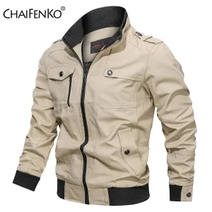 Chaifenko™ | Tactical Autumn Windbreaker – Built for Rain & Wind