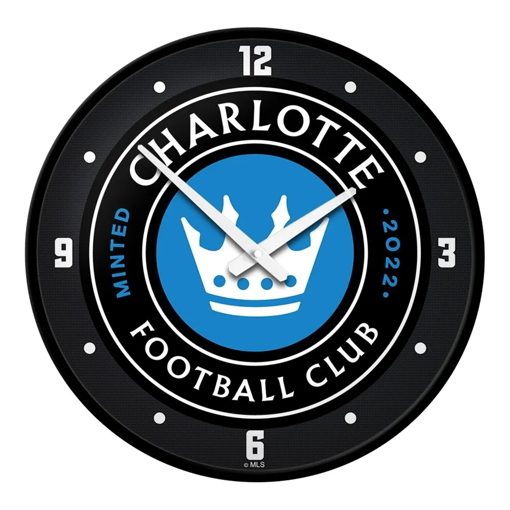 Charlotte FC: Modern Disc Wall Clock