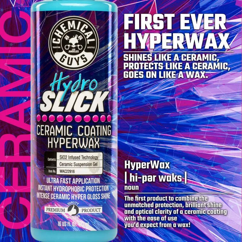 Chemical Guys Hydroslick Intense Gloss SiO2 Ceramic Coating Hyperwax, 473ml