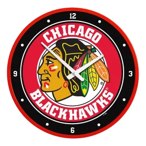 Chicago Blackhawks: Modern Disc Wall Clock